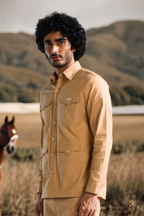 Old West Men's Shirt Cowboy Style – Primal Gray