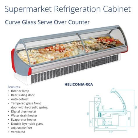 Jual HELICONIA RCA-187 Open Top Showcase / Showcase Terbuka For ...