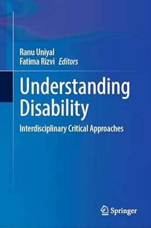 Understanding Disability: Interdisciplinary Critical Approaches eBook ...