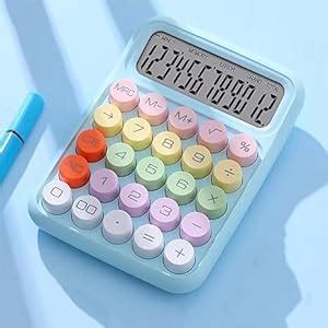Bluetick Desktop Calculator - Big Buttons | 1 Year Warranty | Aesthetic ...