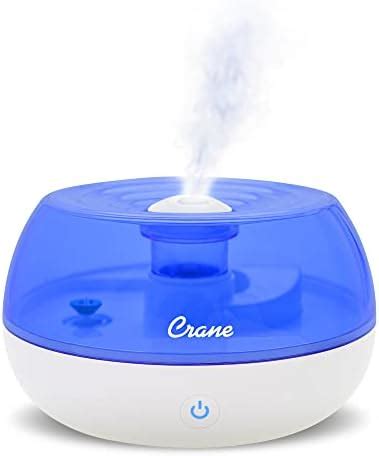 Crane Personal Ultrasonic Cool Mist Humidifier, for Home Bedroom Hotels ...