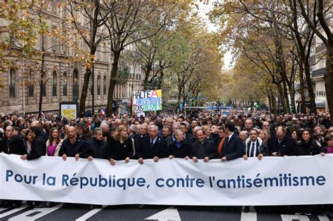 París: la marcha contra el antisemitismo que evidenció divisiones ...