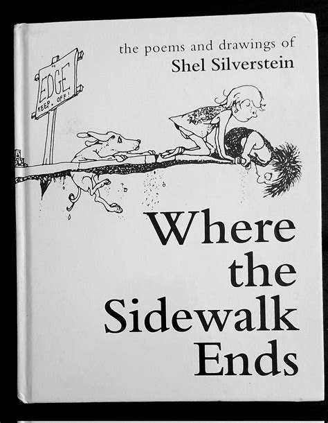 Shel Silverstein Illustrations Where The Sidewalk Ends Album Cover Art