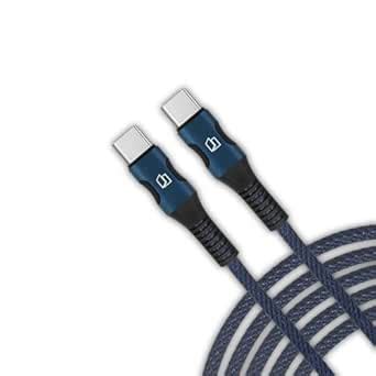 Neopack Duraflex 60W Type C to C Unbreakable Nylon Braided Charing ...