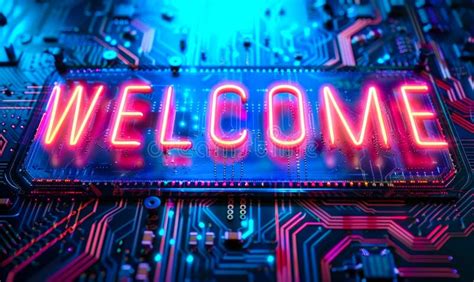 Technology Welcome Sign 的图像结果