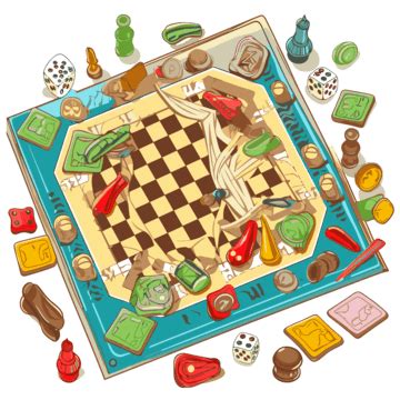 Boardgame Clipart Cartoon Image Of A Board Game Vector, Cartoon Clipart ...