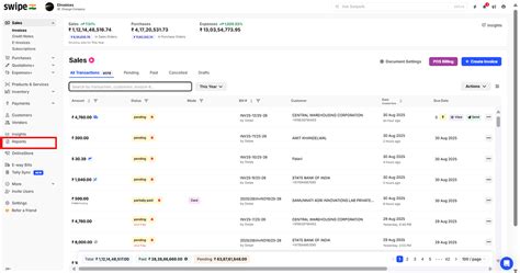 How to view/download the pending invoices of customer/all customers in ...