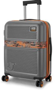 Urban Jungle by Safari Ash Grey Cabin Suitcase 8 Wheels - 20 inch Ash ...