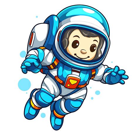Premium Vector | Kid astronaut and space illustration clipart cute ...