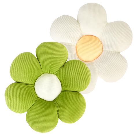 2 Pcs Flower Pillows,Flower Floor Pillow Seating Cushion,40cm Flower ...