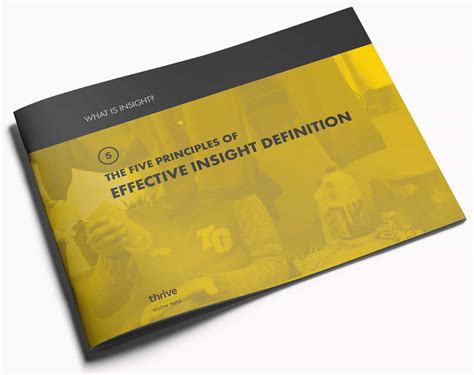 What Is Insight? The 5 Principles Of Effective Insight Definition - Thrive