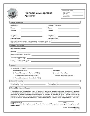 Fillable Online co currituck nc Planned Development - Currituck County ...