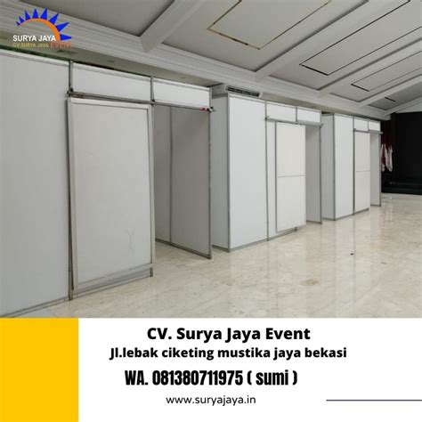 Rental Partisi Putih Bentuk Ruangan Event Gedung DPP PKB