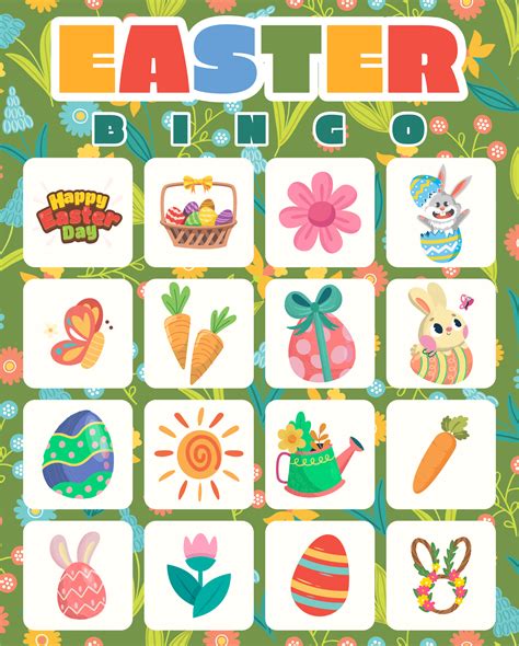 Easter Bingo Cards - 10 Free PDF Printables | Printablee