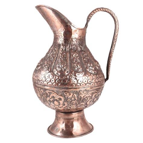 Handmade Copper Islamic Pitcher
