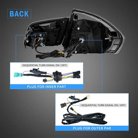 Buy VLAND OLED Tail Lights Compatible with 5-series BMW F10 2011-2017 ...