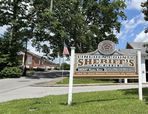 Lincoln County Sheriff's Office, Kentucky | Stanford KY
