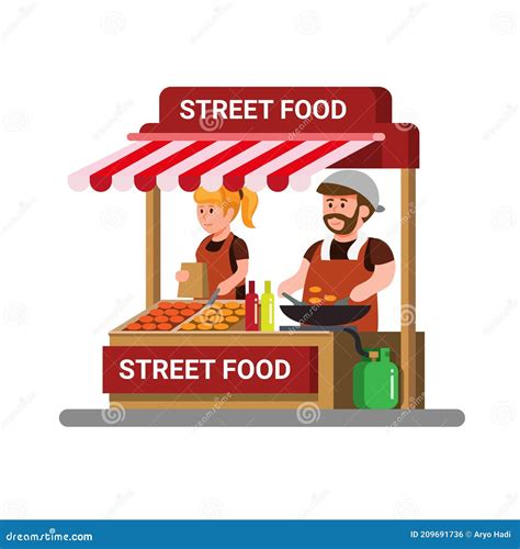 Food Seller Cartoon 的图像结果