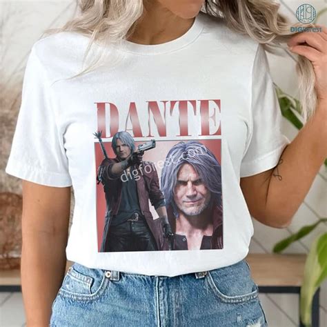 Dante Devil May Cry Shirt | Vintage Dante Devil May Cry T-Shirt | Devil ...
