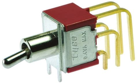 1-1825136-7 TE Connectivity | TE Connectivity Toggle Switch, PCB Mount ...