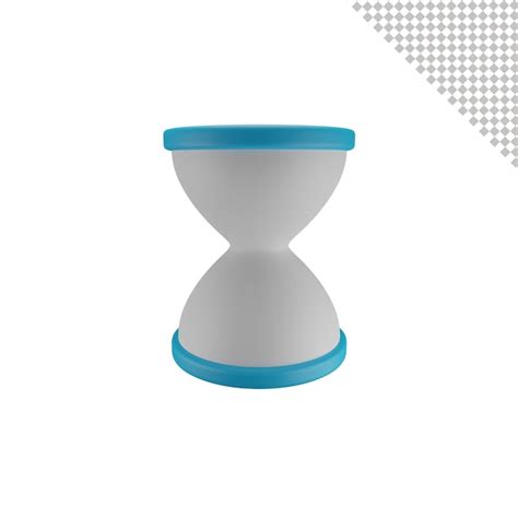 Icône 3D de sablier | PSD Premium