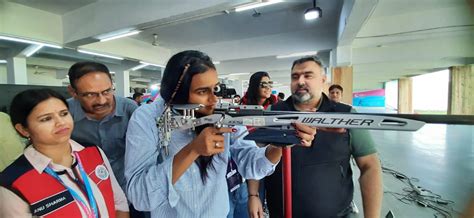 Star Athletes visit National Games venue, try hand at shooting