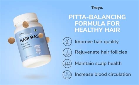 Buy Traya Hair Ras Tablets for Women & Men, Ayurvedic Hair Vitamin ...