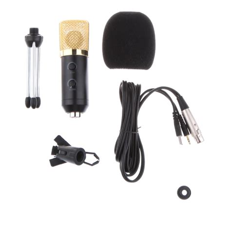 Condenser Microphone Kit Studio Recording Microphone+Shock Mount+Foam ...