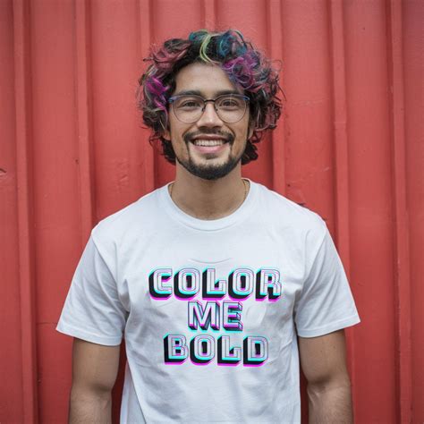 "Color Me Bold" Men's T-Shirt – THE BAAGHI CLUB