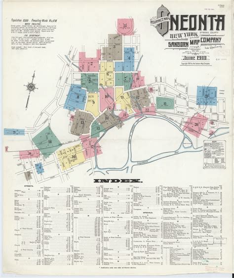 Oneonta, New York (1910) - Sanborn Fire Maps
