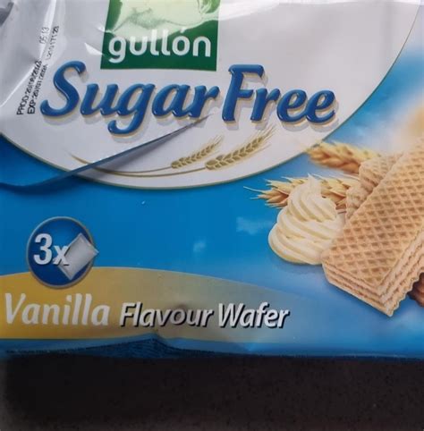 Sugar Free Vanilla Wafer Gullon - kalorie, kJ i wartości odżywcze ...