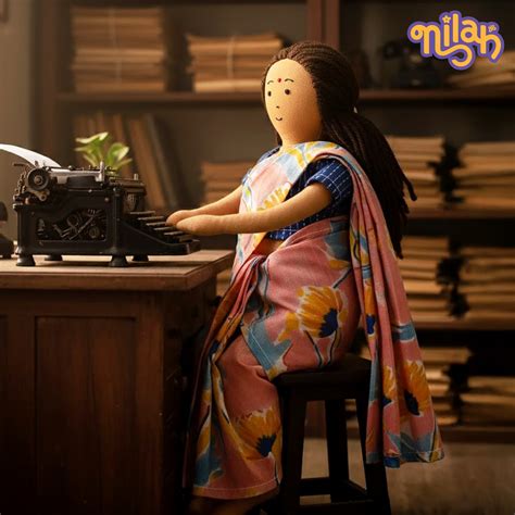 Mother Doll for Kids – Amma drafting a letter about her business