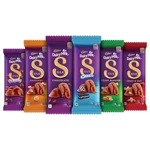 Cadbury Dairy Milk Silk Small Chocolates Combo (1 x Silk Plain 60 g,1 x ...