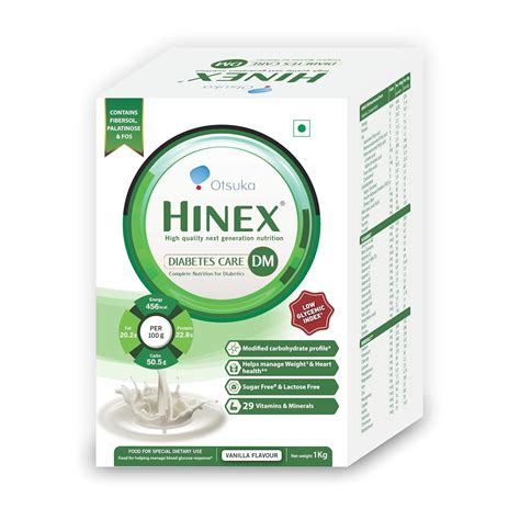 Hinex DM Diabetics Care Complete Nutrition 400g - Cureka