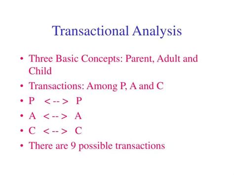 Image result for Transactional Analysis PowerPoint