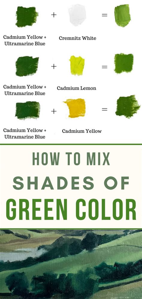 How to Mix Green Paint: A Color Mixing Tutorial