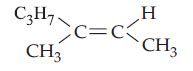 An unsaturated hydrocarbon was treated with ozone and resulting ozonide ...