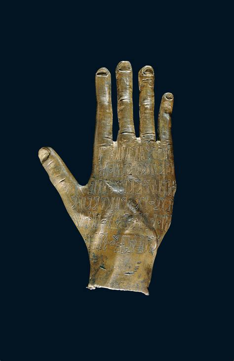 EXPLOSIVE REVELATION- THE BRONZE HAND FOUND IN THE ANCIENT KINGDOM OF ...