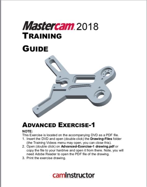 Image result for Mastercam Tutorial 3 Exercise