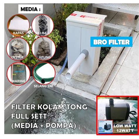 Jual FILTER IKAN KOI FILTER KOLAM IKAN OUT DOOR FILTER TALANG FILTER ...