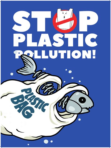 Blue Modern Stop Plastic Pollutions Campaign Poster | PDF