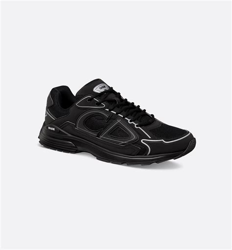 B30 Sneaker Black Mesh and Black Technical Fabric | DIOR