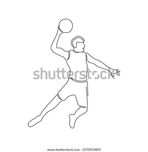Basketball Simple Line Drawing 的图像结果