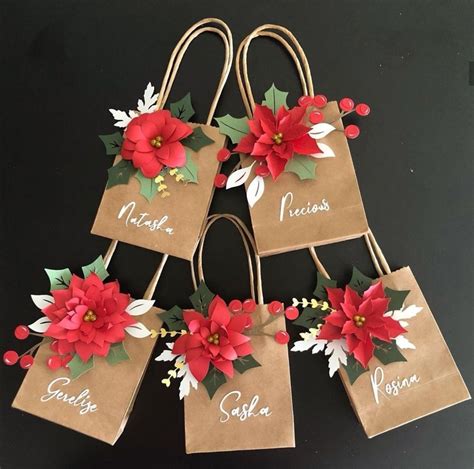 Decorated Gift Bags for Christmas