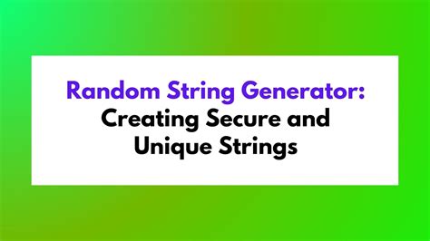 Image result for Random Letter String Generator