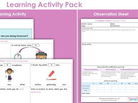 Image result for Time Sampling Language Activity Early Years