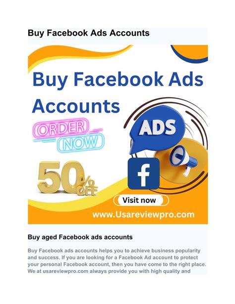PPT - Buy Facebook Ads Accounts PowerPoint Presentation, free download ...
