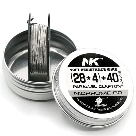Buy Parallel Clapton Nichrome 80 Four Cores Parallel Ni80 28x4+40Ga ...