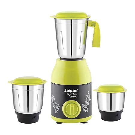 Buy Jaipan Breeza High Performance Mixer Grinder : 550W : Three Jars ...