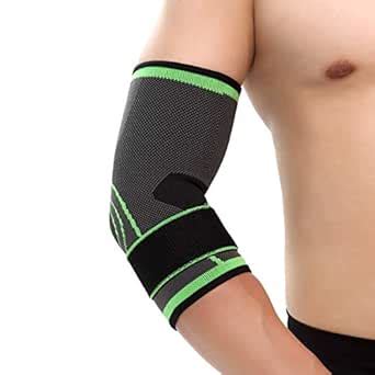 Liquor 3D Weaving Elbow Brace Sports Elbow Compression Sleeves Warm for ...